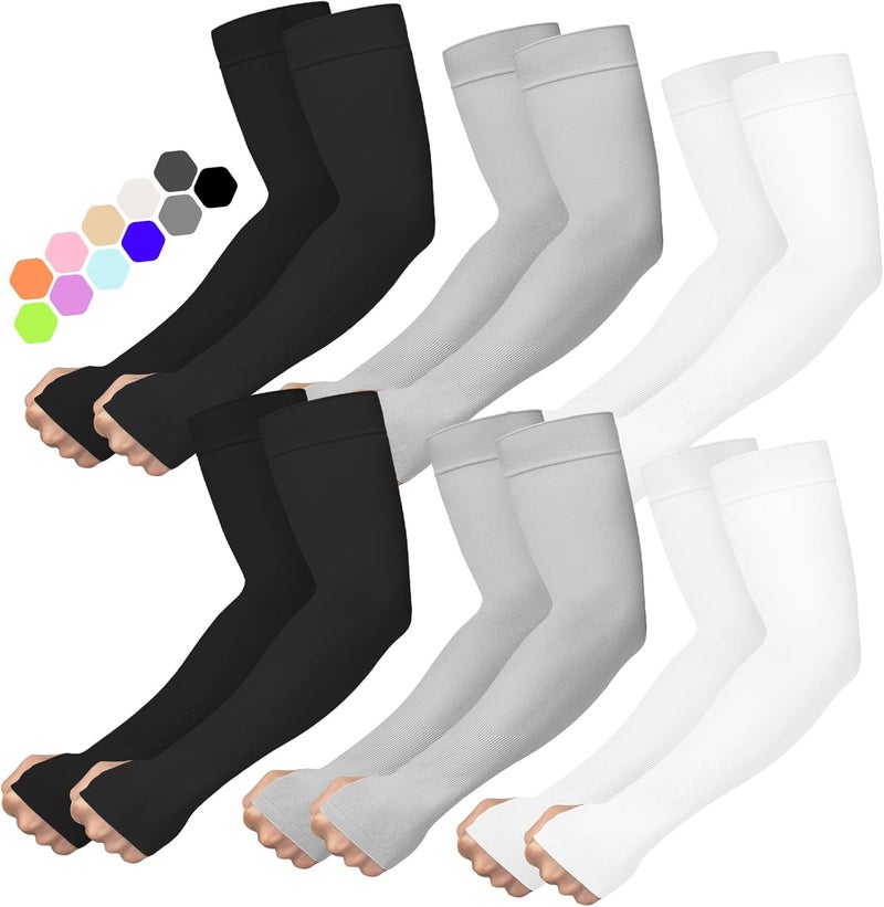 Outivity Arm Sleeves for Men Women Upf 50 Compression Arm Sleeve for UV Blocking Protection - Image 1